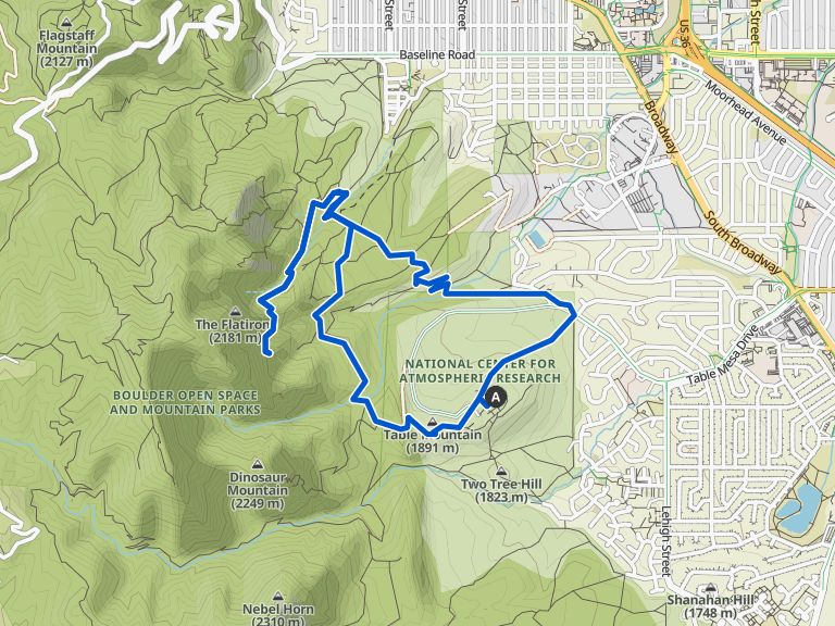 Royal Arch — Boulder Open Space & Mountains Parks hike Komoot